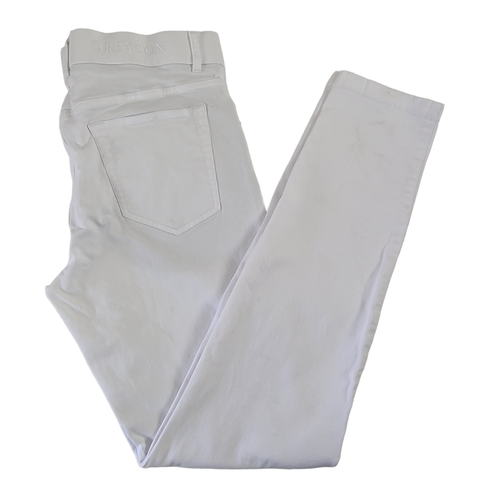 Greyson Amagansett White Five Pocket Trouser Pant 32x32